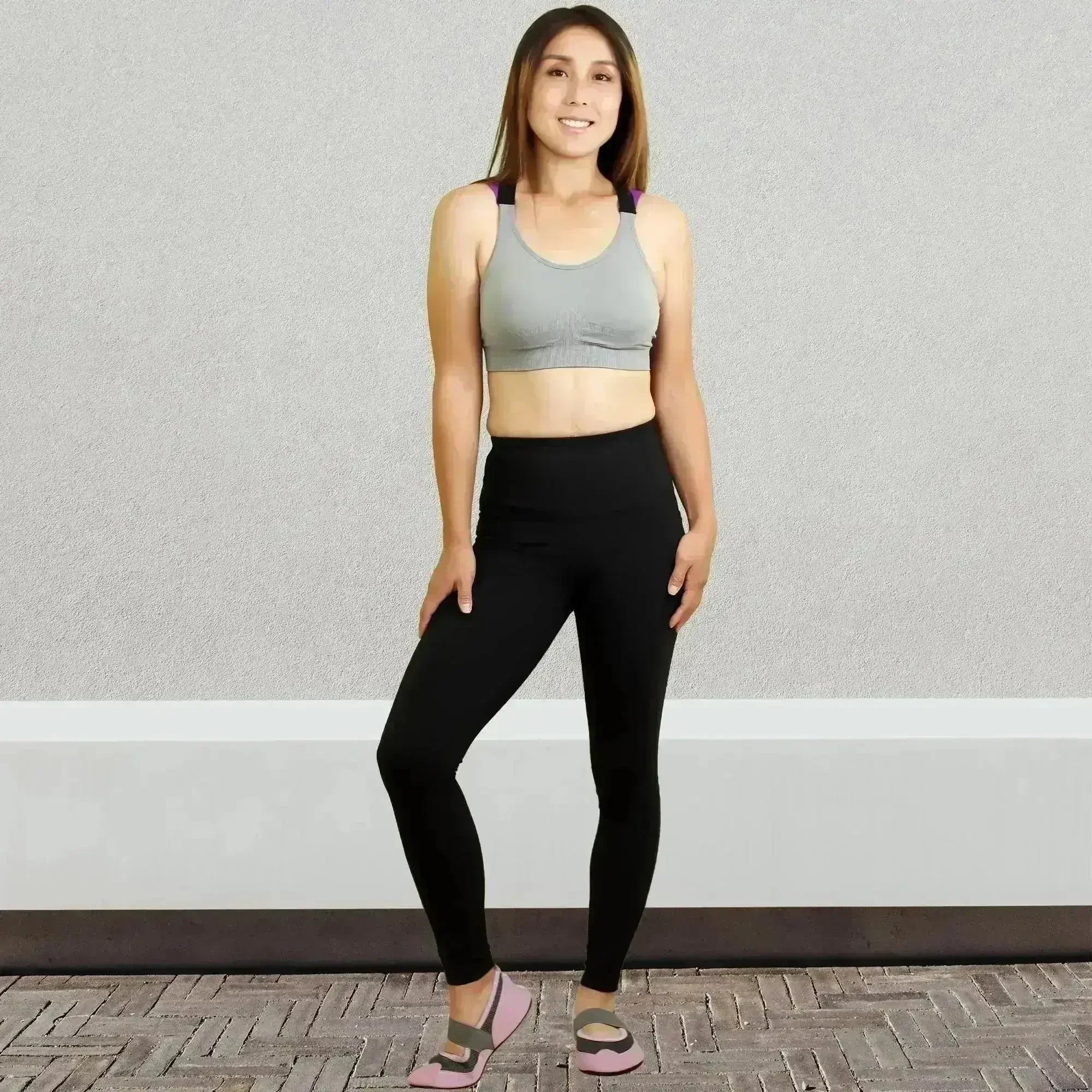 SOBEYO Sports Bra Padded Elastic Straps Cross Back Gray - Femstylo