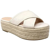 Flatform Espadrille Wedge Sandal - Femstylo