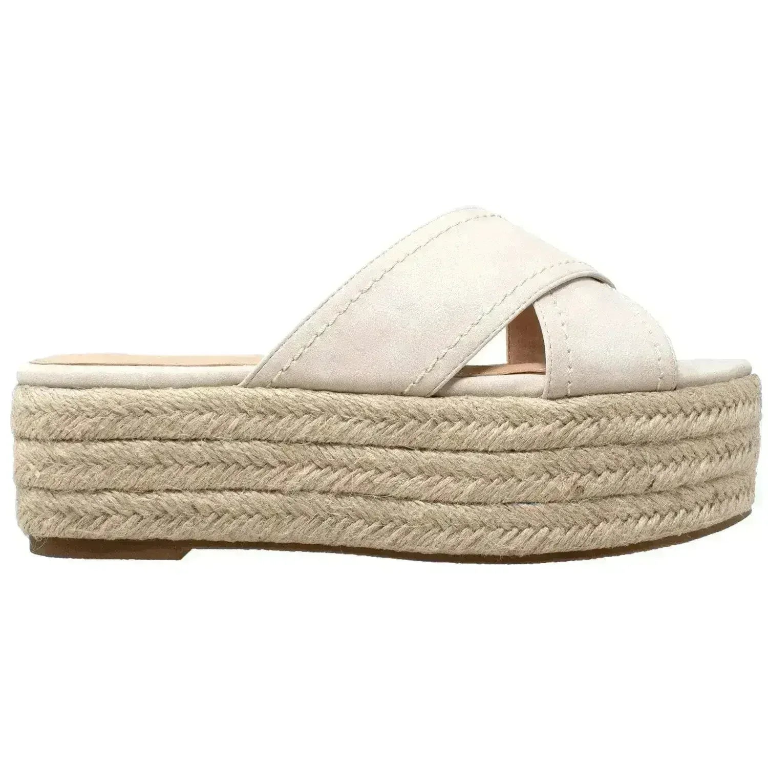 Flatform Espadrille Wedge Sandal - Femstylo