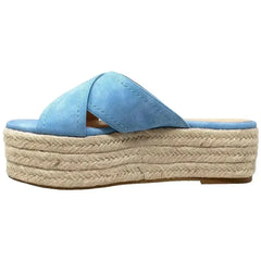 Flatform Espadrille Wedge Sandal - Femstylo