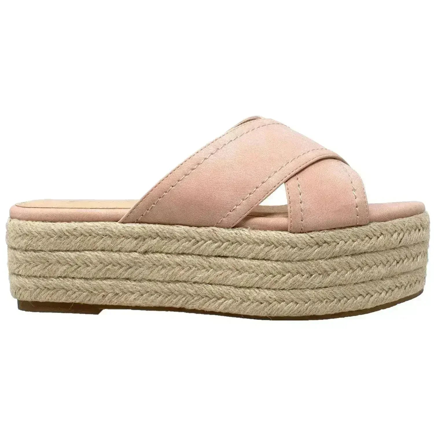 Flatform Espadrille Wedge Sandal - Femstylo
