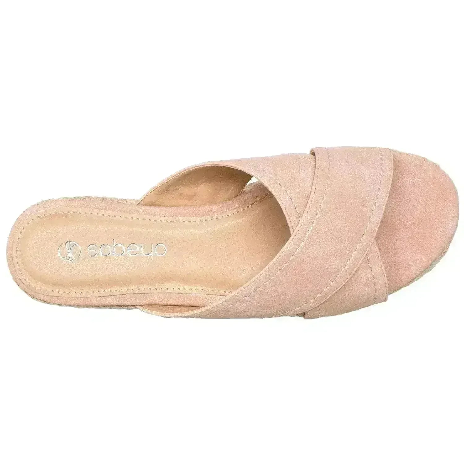 Flatform Espadrille Wedge Sandal - Femstylo