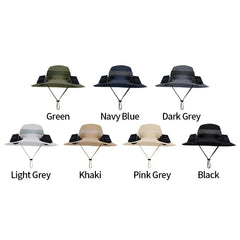 Outdoor Camping Fishing Hiking Sunscreen Fisherman Hat Solar Fan Cap Portable Solar Charging Cap With Fan For Unisex