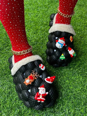 Furry House Slides for Chirstmas Funny DIY Bubble Slippers - Femstylo