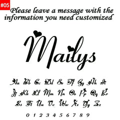 Custom Hollow Love Name Ring Personalized 18K Stainless Steel Opening Adjustable Ring Jewelry Birthday Party Gift Wholesale