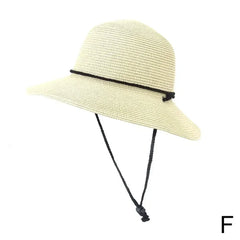 2025 Fashion Korean Version Women's Beach Summer Sun Hat Travel Breathable Beach Sunshade Sun Hat Dome Basin Hat