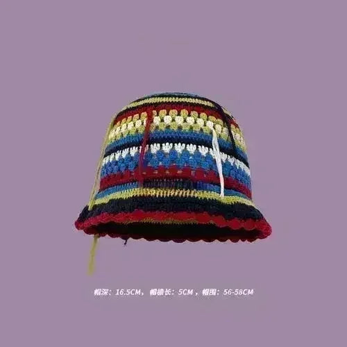 Handmade Knitted Bucket Hat - Femstylo