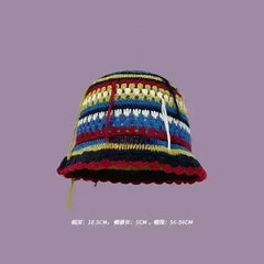 Handmade Knitted Bucket Hat - Femstylo