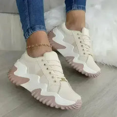 Platform Vulcanized Sneakers - Breathable Shoes | Femstylo - Femstylo