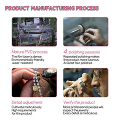 Zora Colorful Summer Holiday Style Conch Pendant Necklace Women's 18K Gold-plated Stainless Steel Multi Charm Fashion Jewelry