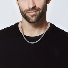 VNOX Cuban Chain Necklace - Stainless Steel 5/6/8mm - Unisex Waterproo