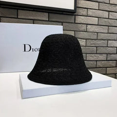 Outdoor Sunshade Hats Summer Breathable Hollow Knitted Korean Fashion Women Fisherman Hat Permeability Crochet Retro Bucket Hat
