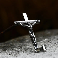 Beier 2022 New Creative Design Jesus Cross Pendant For Men Punk Hip Hop Skull Christian Jewelry Wholesale