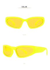 Unique Y2K Designer Luxury Sunglasses Women Rectangle Big Frame Sun Glasses For Men Outdoor UV Protection Classic 2000S Black Sh