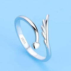 Hot 925 Sterling Silver Ring AAA Zircon Adjustable Simplicity Fashion Exquisite Women Jewelry Accessories Wedding Party Gift