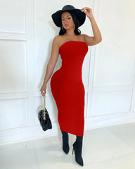 Sexy Chest Wrap Beach Dress | Sleeveless Maxi Summer Dress -femstylo