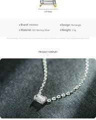 Modian Genuine 925 Sterling Silver Fashion Charm AAA Zirconia Pendant Necklace For Women Silver Female Necklaces Fine Jewelry
