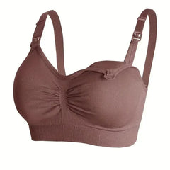 Push Up Drop Cup Wire Free Maternity Nursing Bras for Pregnancy to Breastfeeding - Supportive Comfort