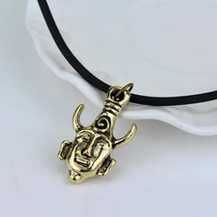 Hot Movie Supernatural Dean Leather Rope Coppery Pendant Necklace for Women Men Winchester Jensen Jewelry Ackles Amulet Vintage