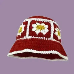 Handmade Knitted Bucket Hat - Femstylo