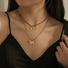 Luxurious Square Pink Zircon Pendant Necklace For Women Fashionable Personalized Daily Accessory Party Jewelry Birthday Gifts