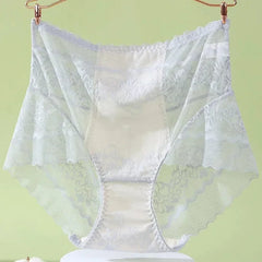 XL-3XL Big Size Women Lace Panties Summer Transparent Hollow Briefs Female Lingerie Sexy Underwear Breathable Underpants New
