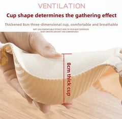 Wireless Push-Up Bra – 8cm Thick Padding for Extreme Lift | Femstylo