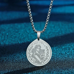 Mens Ancient Greek God Spartan Warrior Pendant Gladiator Necklace Women Mythology Spartan Helmet Charm Neck Chain Amulet Jewelry