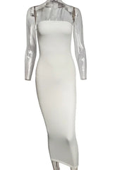 Sexy Chest Wrap Beach Dress | Sleeveless Maxi Summer Dress -femstylo