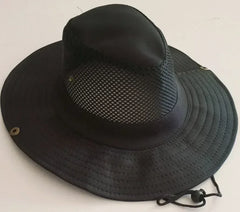 Summer Mesh Fishing Hat Outdoor Breathable Casual Cool Hat Mountaineering Sun Fisherman Hat (7 Colors)