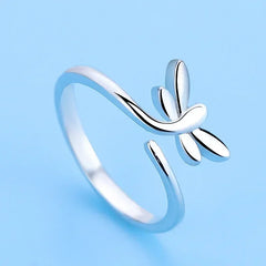 Hot 925 Sterling Silver Ring AAA Zircon Adjustable Simplicity Fashion Exquisite Women Jewelry Accessories Wedding Party Gift