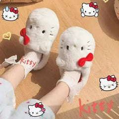 Sanrio Hellokitty Plush Slippers - Femstylo