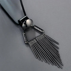 New Arrival Long Necklaces for Women 2024 Fashion Gray Crystal Choker Collier Femme Statement Necklaces & Pendants Accessories
