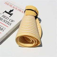 Women's Summer Hat Large Brim Foldable Breathable Empty Top Sun Hat Beach Accessories Outdoor Casual Sunshade Sunhat Visor New