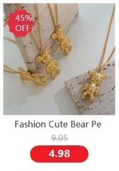 Cute Heart Necklace Earrings Bracelet Jewelry Set Stainless Steel For Women Fashion Shiny Zircon Bridal Accessories Wedding Gift