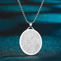 Mens Ancient Greek God Spartan Warrior Pendant Gladiator Necklace Women Mythology Spartan Helmet Charm Neck Chain Amulet Jewelry