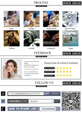 Newshe 2 Pieces Tear Drop Shape Engagement Ring Wedding Band for Women 925 Silver Bridal Jewelry High Grade Cubic Zircons