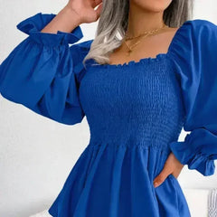 Loose Fit Chiffon Blouse - Elegant Polyester Top | Femstylo - Femstylo
