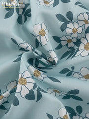 Clacive Summer Slim Print Women's Dress Fashion Slash Neck Short Sleeve Mini Dresses Elegant High Waist Patchwork Female Dress