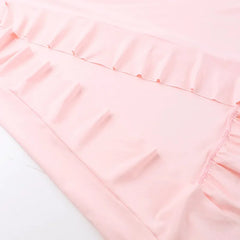 Ladies Summer Ruffle Evening Birthday Party Dress Women Sleeveless Backless Side Slit Long Dresses Clubwear Woman Clothes 2025