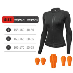 WOSAWE Women Motorcycle Jacket Body Armor CE Certified Summer Downhill Motocross Riding Clothing Protection Racing Reflective