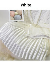 Classic Golden Velvet Pleated Skirt High Waist Retro Style Fashion Office Lady Pleated Long Skirt Winter Velvet Skirt 90cm Long