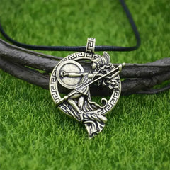 Nostalgia Greek Goddess Roman Mythology Warrior Goddess Minerva Athena Pendant Gothic Necklace For Women Jewelry Accessories