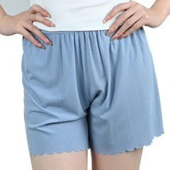 1pcs Women's Summer Thin Ice Silk Safety Pants Woman Shorts Female Loose L-7XL shorts plus Size Ice Silk Safe Pants Pajama