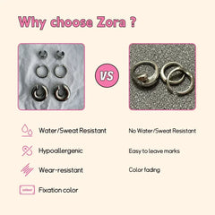 Zora Colorful Summer Holiday Style Conch Pendant Necklace Women's 18K Gold-plated Stainless Steel Multi Charm Fashion Jewelry