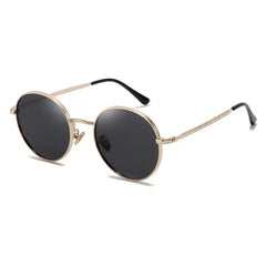 Steampunk Round Polarized Sunglasses With Prescription Women Men UV400 Anti-glare Myopia Sun Glasses Power 0 -0.5 -0.75 To -6.0