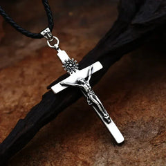 Beier 2022 New Creative Design Jesus Cross Pendant For Men Punk Hip Hop Skull Christian Jewelry Wholesale