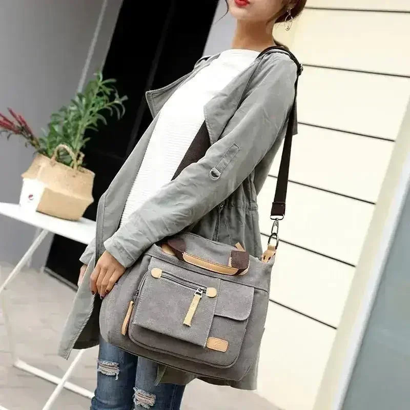 Casual Tote Women's Handbag Shoulder Handbags Canvas Large Capacity - Femstylo