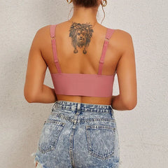 Finetoo Front Buckle Women Bra Back Smooth Out Shaper Bra Plus Size Wide Band Bras Shapewear Back Fat Smooth Underwear CD Cup