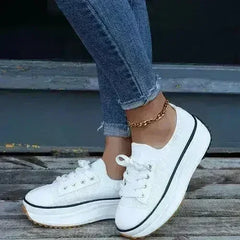 Summer Woman Vulcanize Shoes Knitted Breathable Sneakers - Femstylo